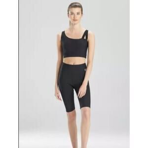 Josie Natori Active Solstice Cami Top Black Small